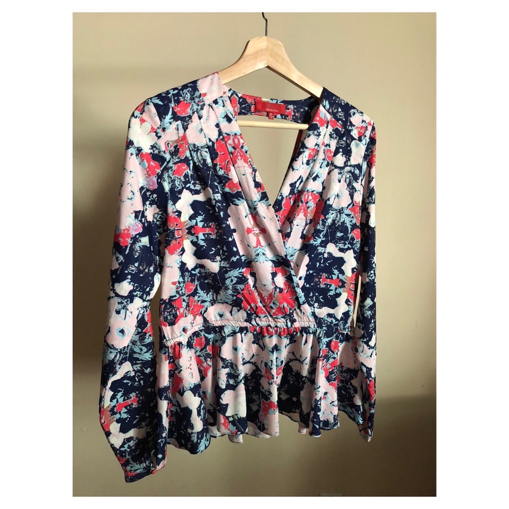 Floral Peplum Top from Saks RED Collection